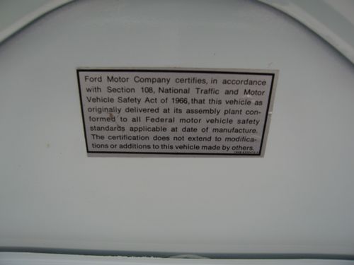 Trunk - Federal Decal