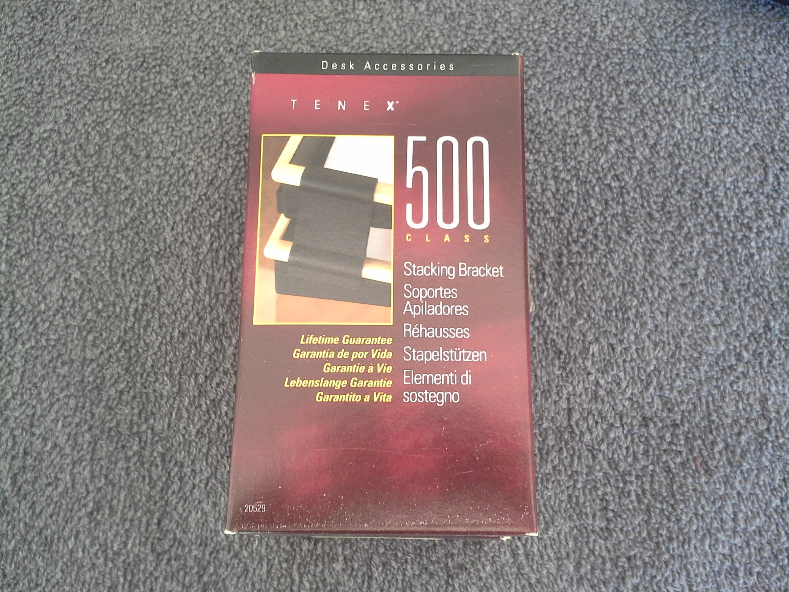 Tenex Class 500 Desk Accessories 5 Front Legal Trays 2 sets Stacking